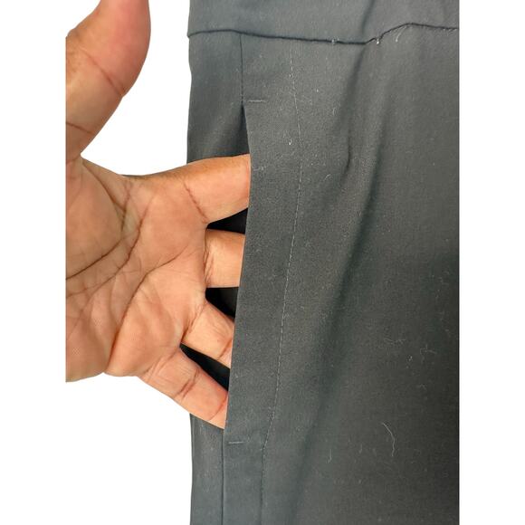 Ann Taylor Black Basic Business Career Office Work Cropped Dress Pant Size 16 - Picture 7 of 13